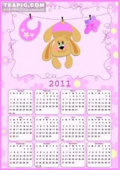 2011年日历(2012年日历)