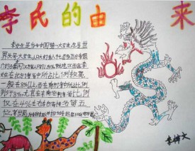 手抄报名字设计图案（手抄报班级姓名设计图 ）