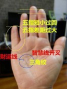 非常难得的十大吉祥手相图解（ 男人3大苦命手相 ）